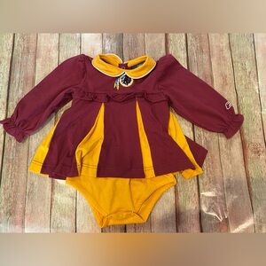 Vintage NFL Washington Redskins Baby Infant Dress 18 months Commanders